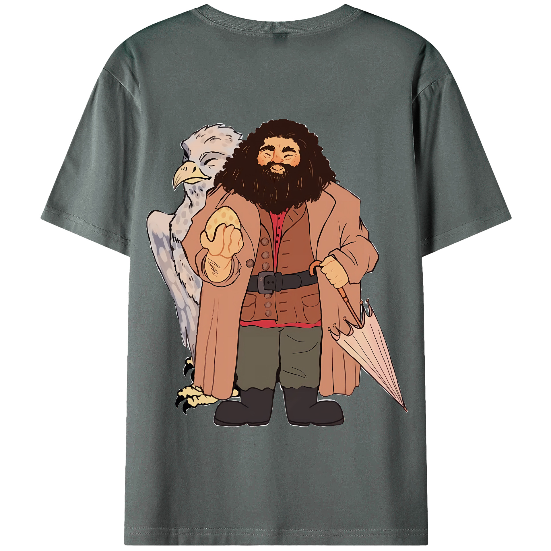（画像用） Harry Potter ハリー・ポッターシリーズ 綿100％半袖Tシャツ（背面プリント）